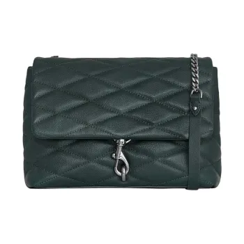 REBECCA MINKOFF Genuine Leather Crossbody Bag Shoulder Bag Women's Deep Jadeite