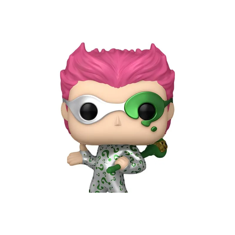 Funko x DC COMICS HEROES POP! Pop! Metallic Feel The Riddler Chibi Figures-2