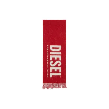DIESEL Wool Knit Scarves Men's Red