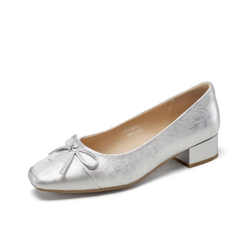YEARCON Casual Single Shoes Medium Heel Women's-9