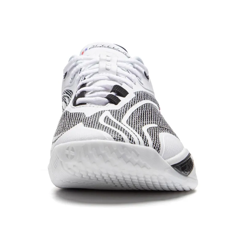 LiNing Flash Strike 11 Supportive And Elastic Low Top Basketball Shoes Men's Black White-4