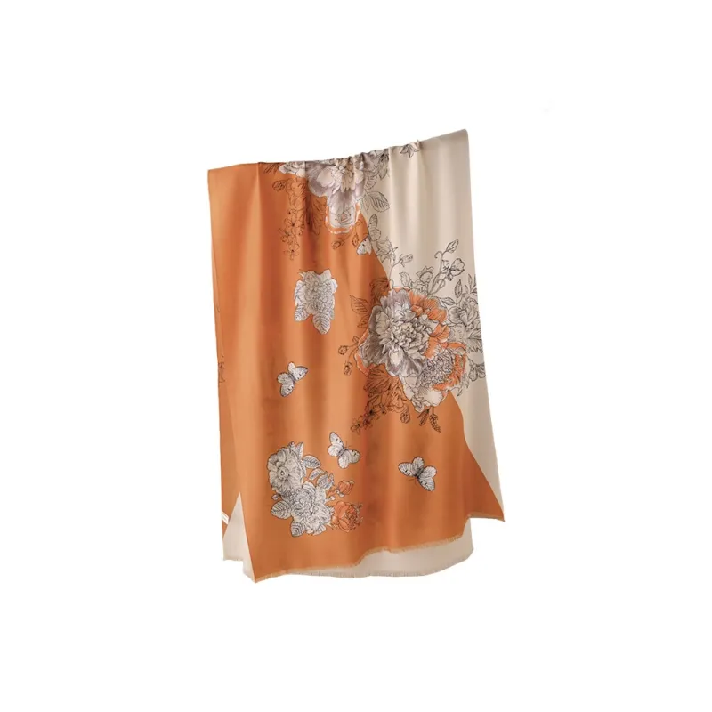 Hang Silk Road Sheep Wool Knit Scarves Women's-0
