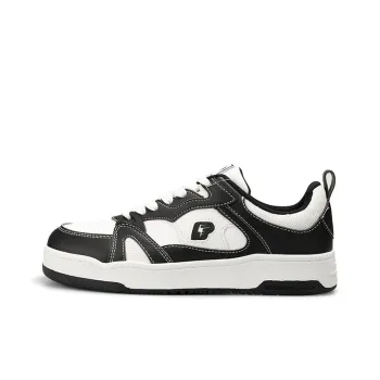 LPMX Anti Slip And Wear Resistant Lightweight Low Top Skateboard Shoes Women's Black White