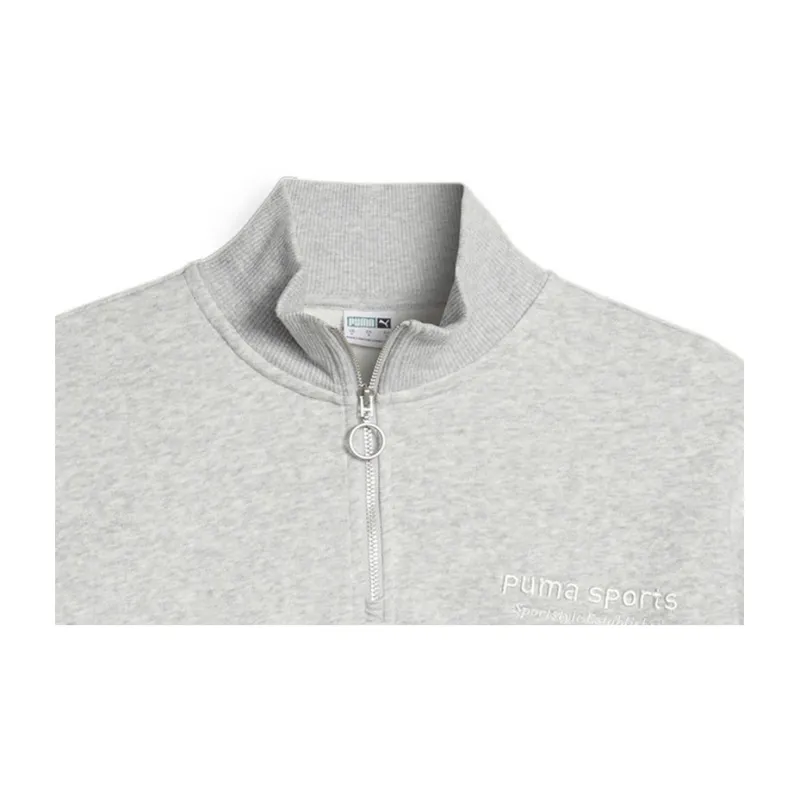 PUMA Sweatshirts Women's Gray-2