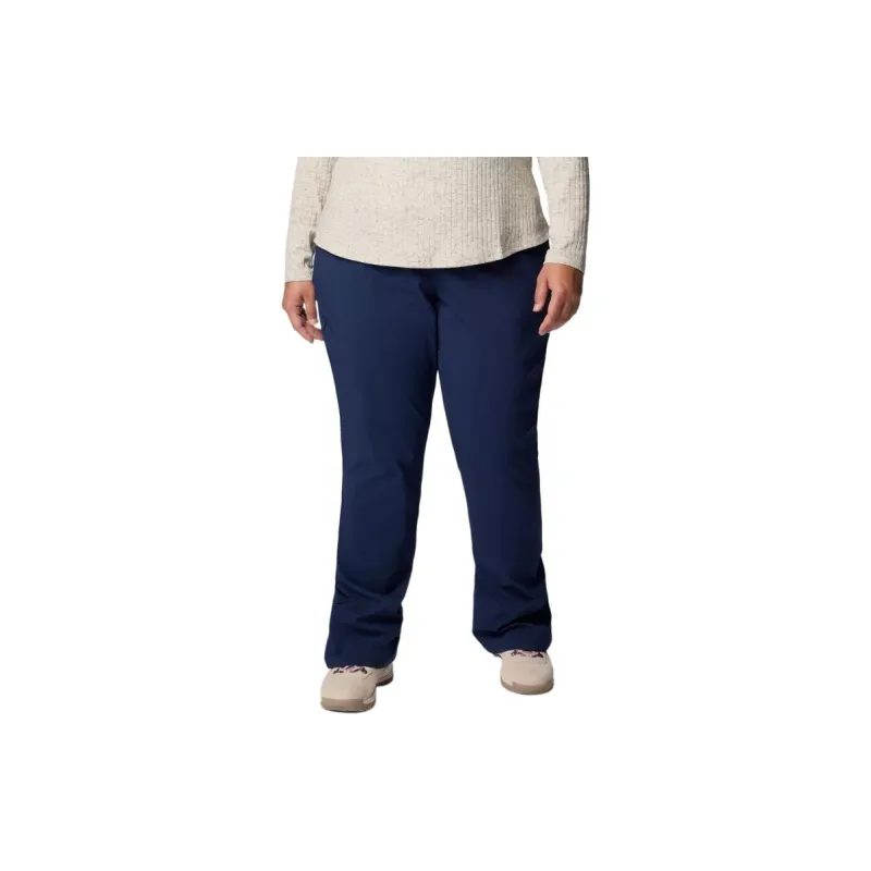 Columbia All Seasons Bootcut Pants - Plus Casual Pants Women's Preppy Marine Blue-1