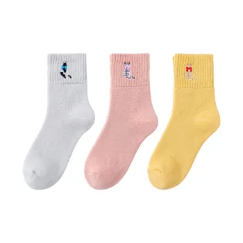 MIIOW Mid Calf Socks Women's Combo Set