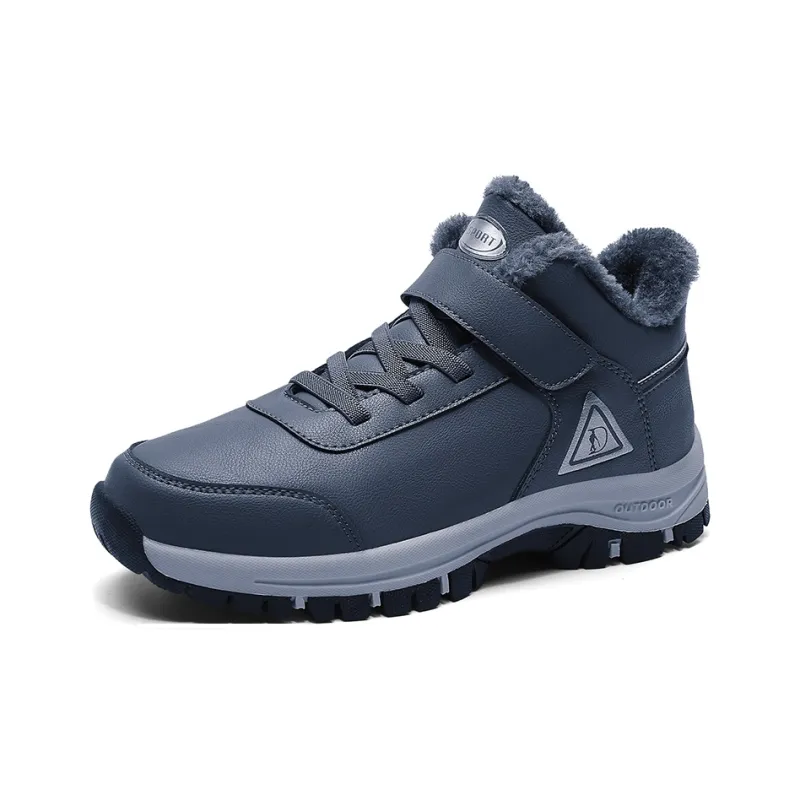 SMDXDMS Anti Slip Cushioning Warm High Top Sprint Running Shoes Unisex-35