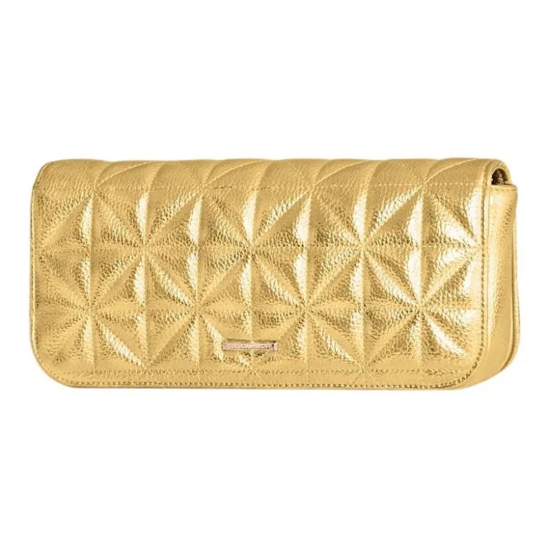 REBECCA MINKOFF Polyurethane Handbag Shoulder Bag Clutch Women's Gold-1