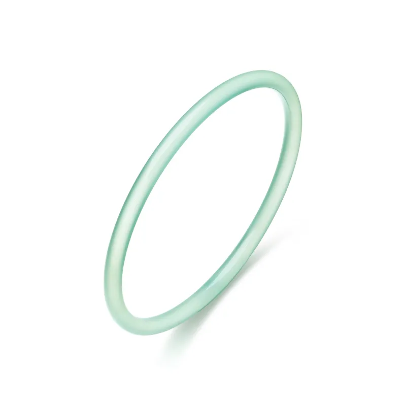 LIU GUI FU JEWELRY Chalcedony Jade Bangles Women's-11