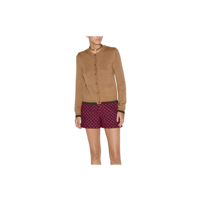 GUCCI Web Detailed Cardigan-2