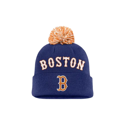 Nike Boston Red Sox Peak Men's Nike Mlb Cuffed Pom Beanie