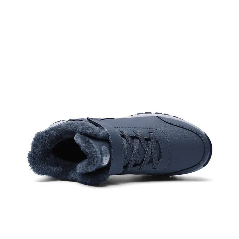 SMDXDMS Anti Slip Cushioning Warm High Top Sprint Running Shoes Unisex-37