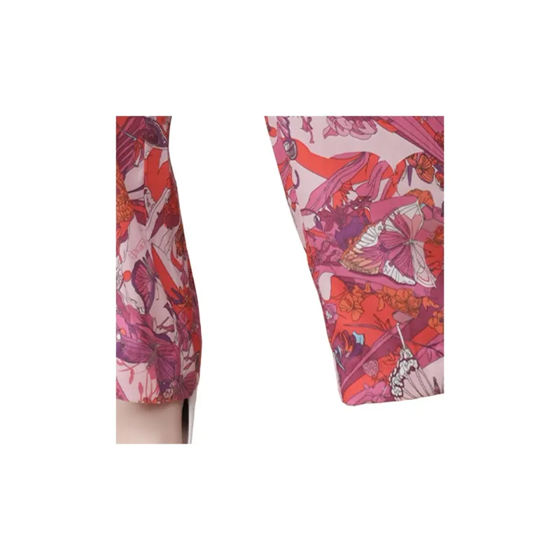BESIONIA FW24 Suit Trouser Women's Red Pattern-4