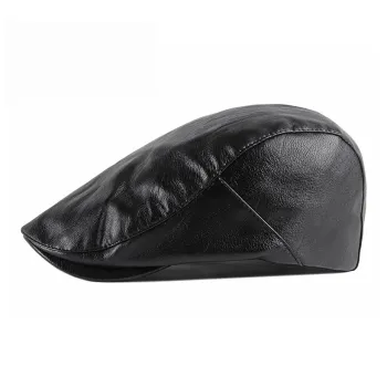 TUCANO Pu Faux Leather Berets Unisex