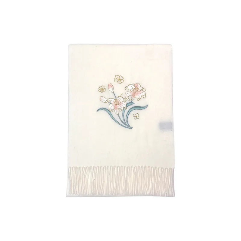 Hang Silk Road 100% Sheep Wool Knit Scarves Women's-0