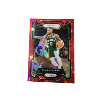 PANINI Bucks Lillard Coach Prizm Collection Red Crush Player Card Rare Card Sports Cards 1 Pc