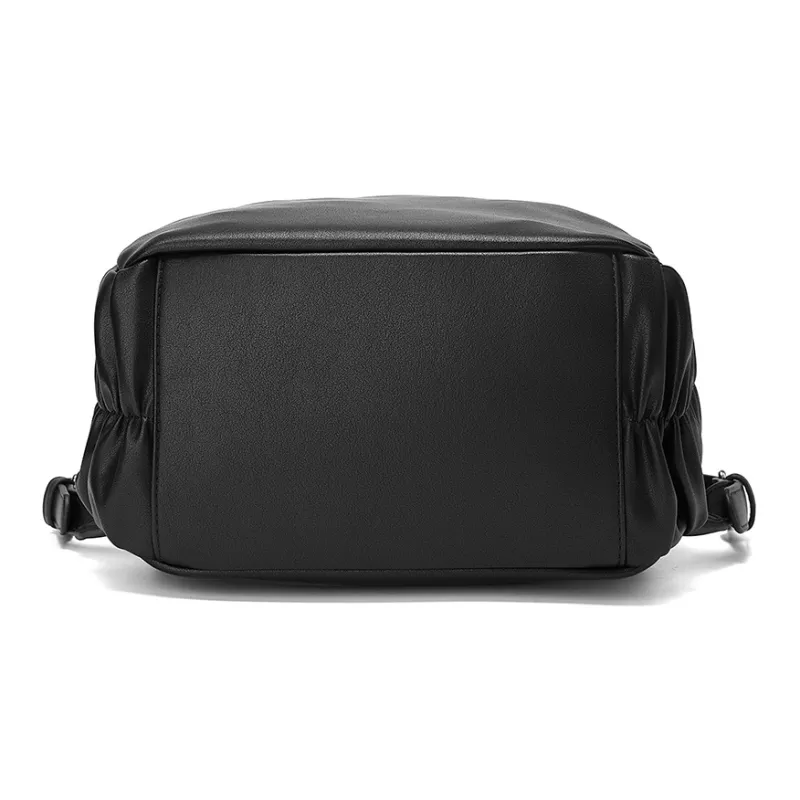 MEXICAN PU Backpack Regular Women's Black/Coffee-4