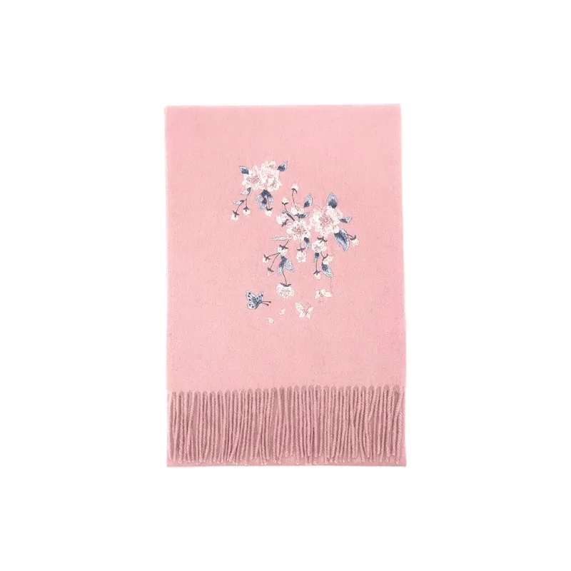 Hang Silk Road 100% Sheep Wool Knit Scarves Women's-9