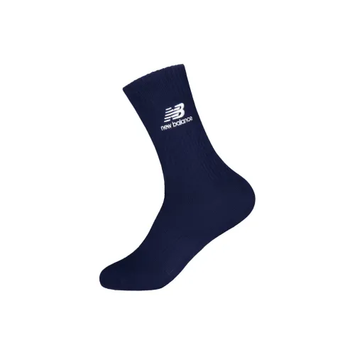 New Balance Mid Calf Socks Unisex 1 Pack Blue