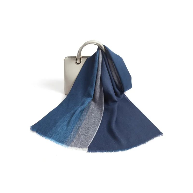 Shanghai Story 100% Cashmere Knit Scarves Unisex 5 Colors To Choose Gift Box Set-6