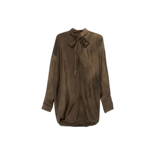 UMA WANG Shirts Women's Cedar Brown