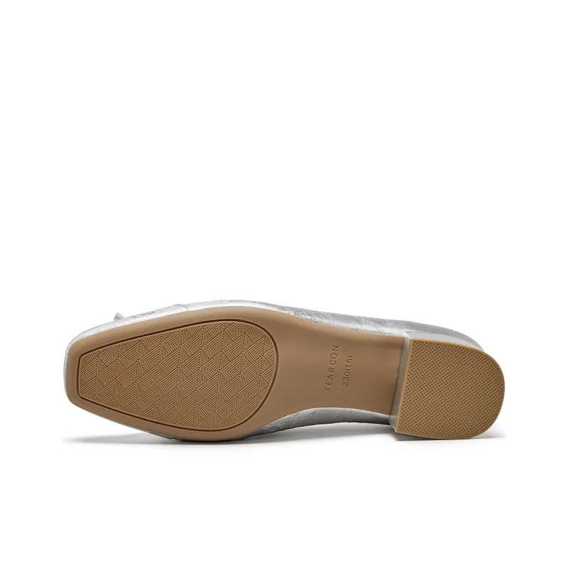 YEARCON Casual Single Shoes Medium Heel Women's-11