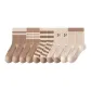 2 Brown Single Stripe+2 Brown Four Stripes+2 Wide Stripe+2 Milk White M+2 Milk White