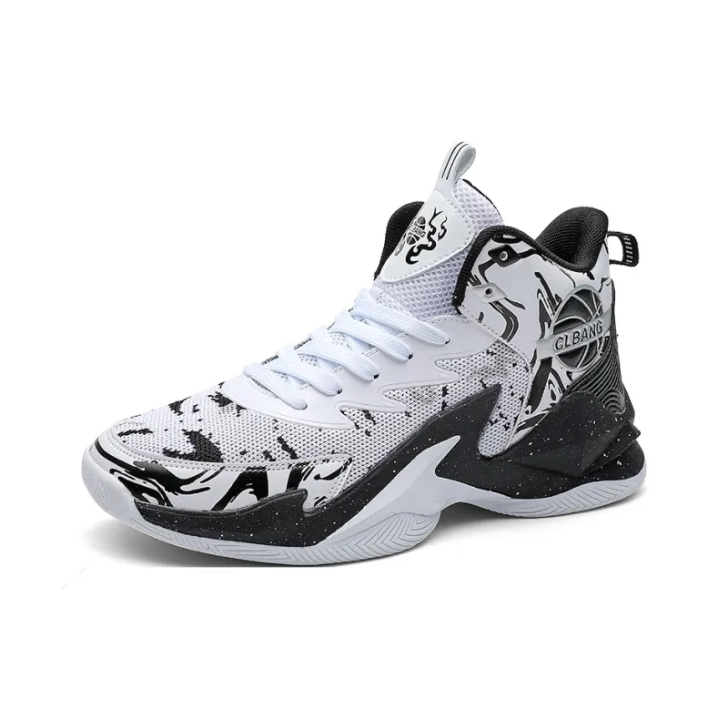 GQWE Cushioning Breathable Lightweight High-Top Basketball Shoes Unisex-17