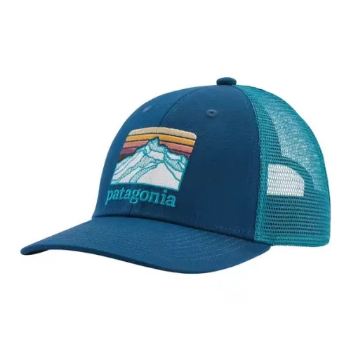 Patagonia Organic Cotton Baseball Caps Unisex Blue