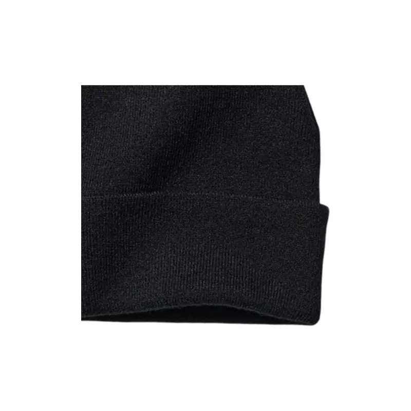 UNIQLO Acrylic Polyamide Sheep Wool Beanies Unisex Gray/Black-2