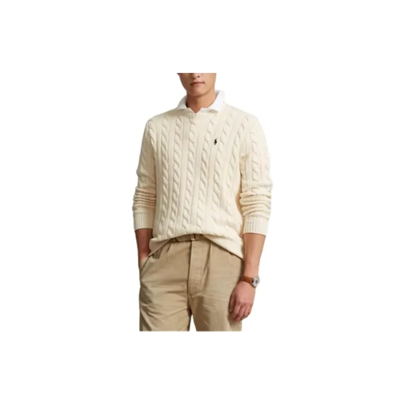 Polo Ralph Lauren SS21 Sweater Men's Ecru-4
