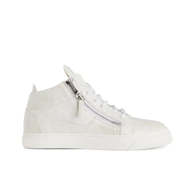 Giuseppe Zanotti Kriss Crocodile Effect Mid top Sneakers-1