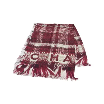 CHANEL 1986 1988 Tweed Scarf