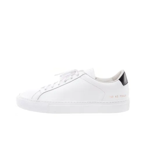 COMMON PROJECTS Skateboard Shoes Men Low-Top White/Black