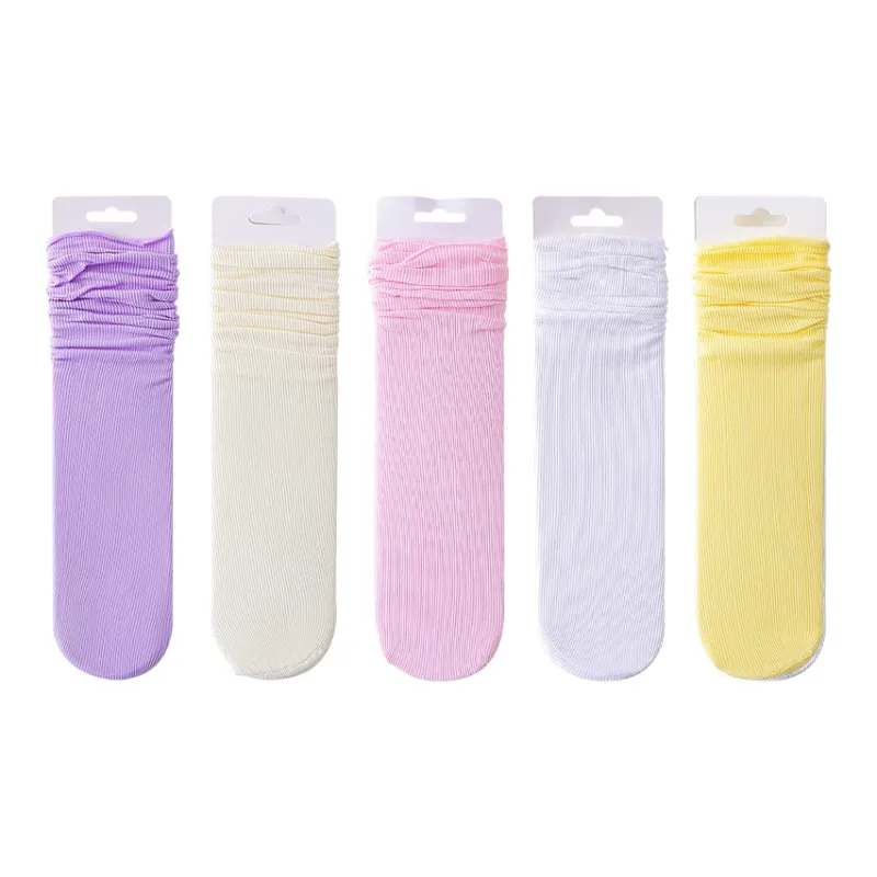 MIIOW Mid Calf Socks Women's Combo Set-13