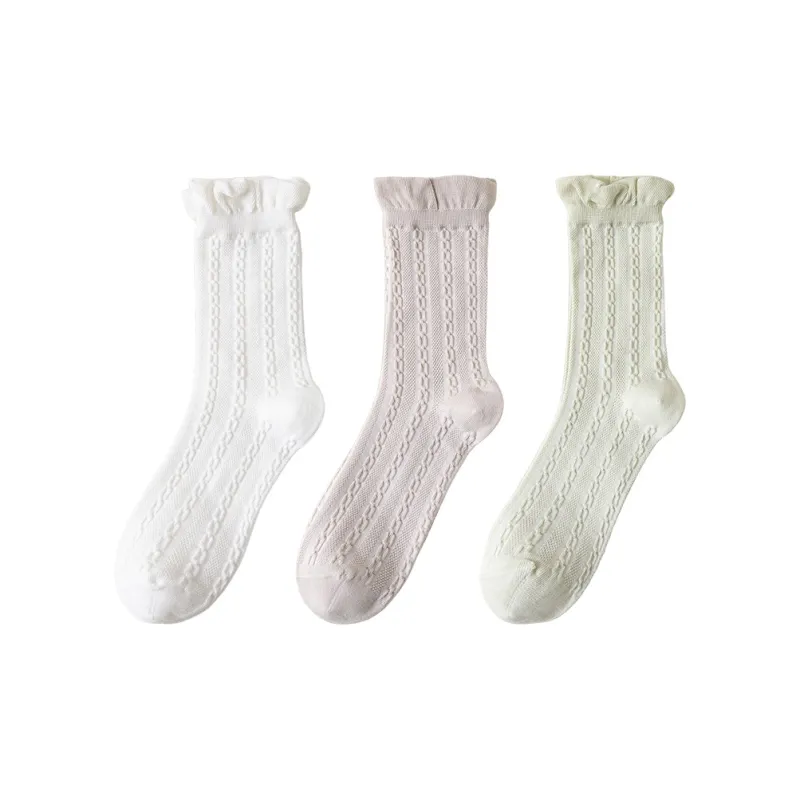 MIIOW Mid Calf Socks Women's Combo Set-10