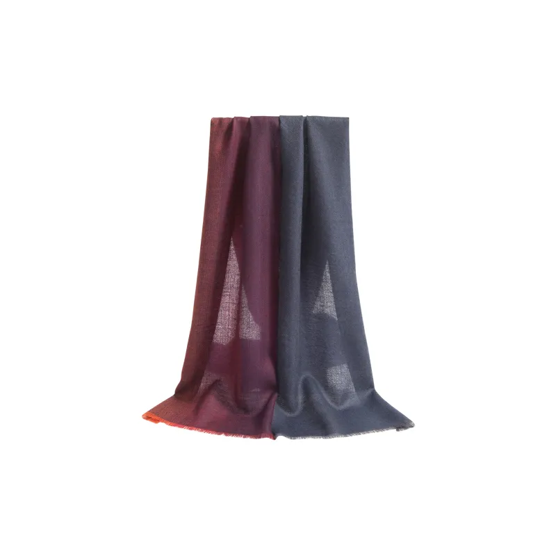 Shanghai Story 100% Cashmere Knit Scarves Unisex 5 Colors To Choose Gift Box Set-1