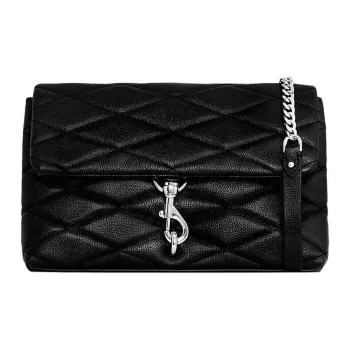REBECCA MINKOFF Genuine Leather Crossbody Bag Shoulder Bag Women's Black