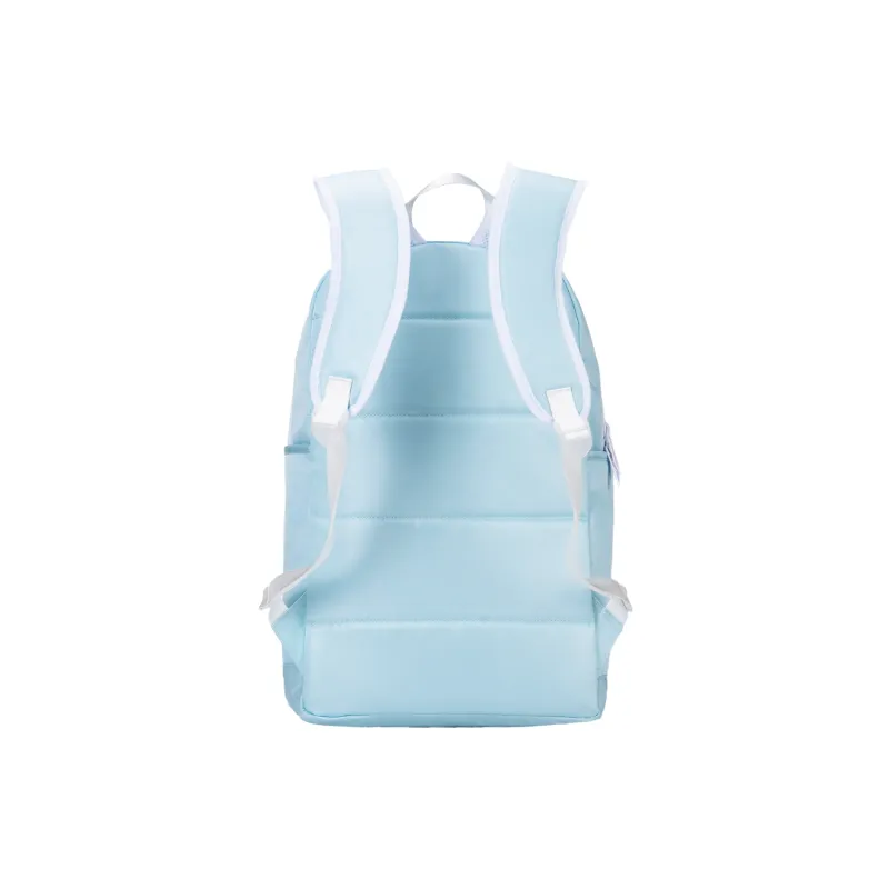 TURN UP Polyester Backpacks Large Size Unisex Blue-3