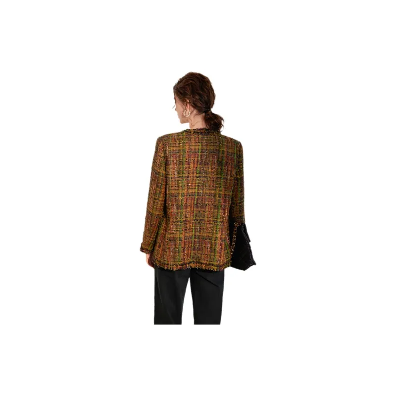 LOUISY AO Cropped Coats Women's Green-1