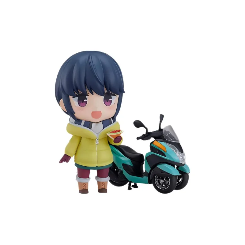 GSC Rin Shima No.1865 Dancing Camping, Three Wheeled Motorcycle Edition, Clay Figure Chibi Figures-1