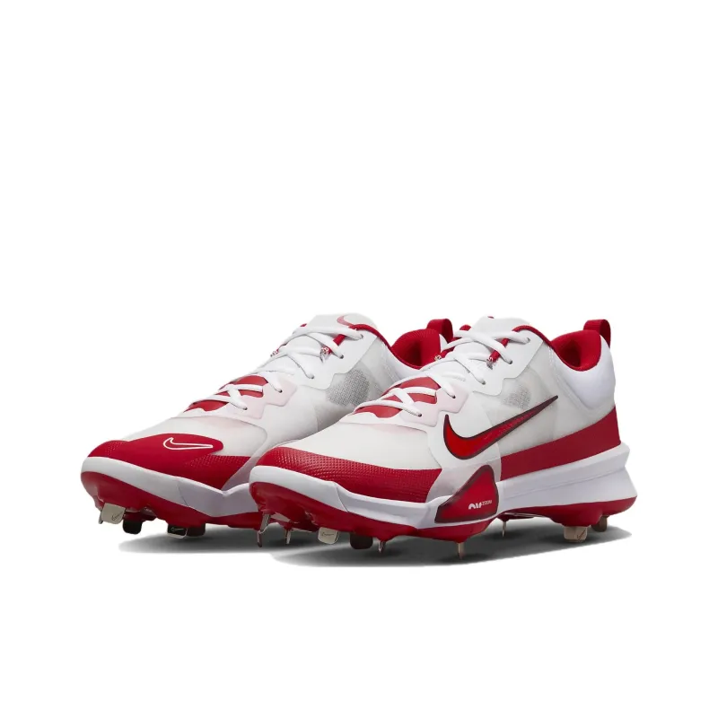 Nike Force Zoom Trout 9 Pro White Team Red University Red-2