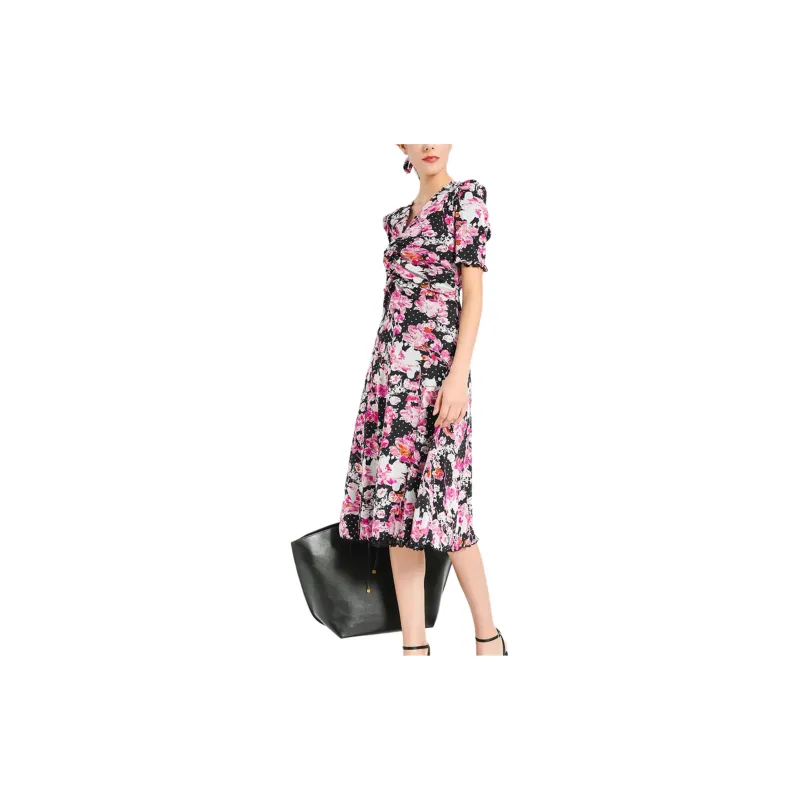 BESIONIA SS24 Short Sleeved Dresses Women's Pink-3