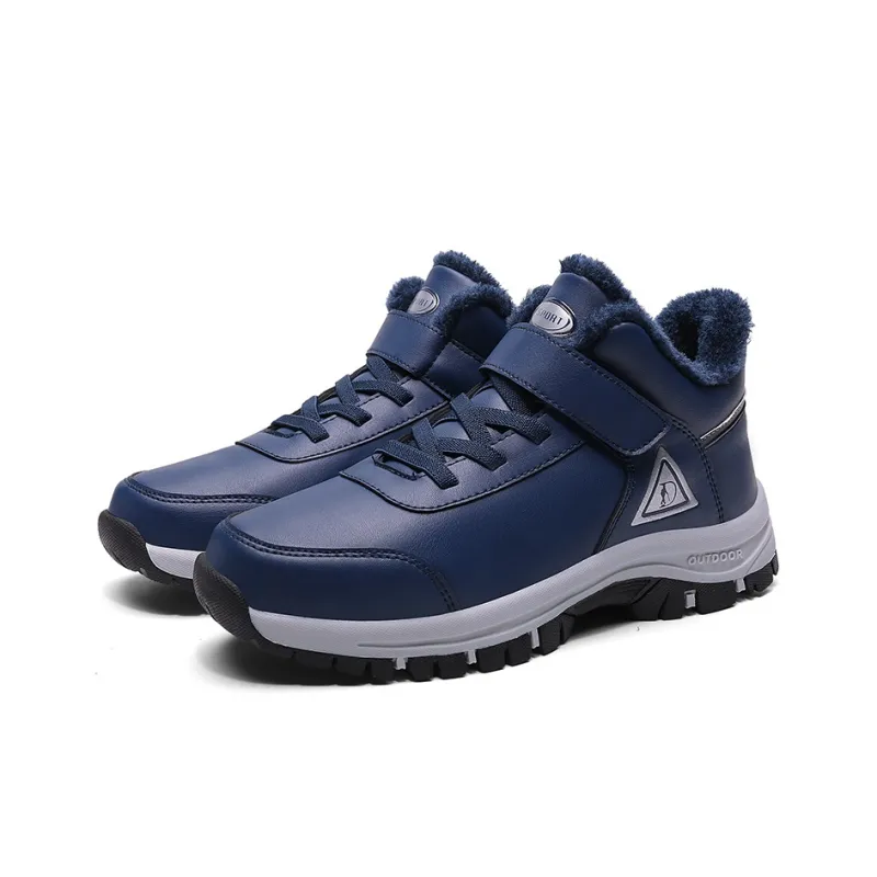 SMDXDMS Anti Slip Cushioning Warm High Top Sprint Running Shoes Unisex-26
