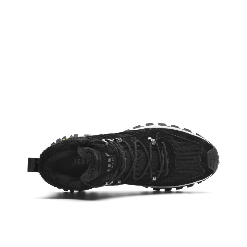 JEEP SPIRIT Slip Resistant, Abrasion Resistant, Impact Resistant, Thermal High Top Outdoor Shoes Men's Black-4