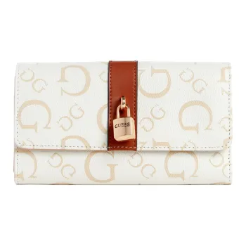 GUESS Artificial Leather Wallet Women's White