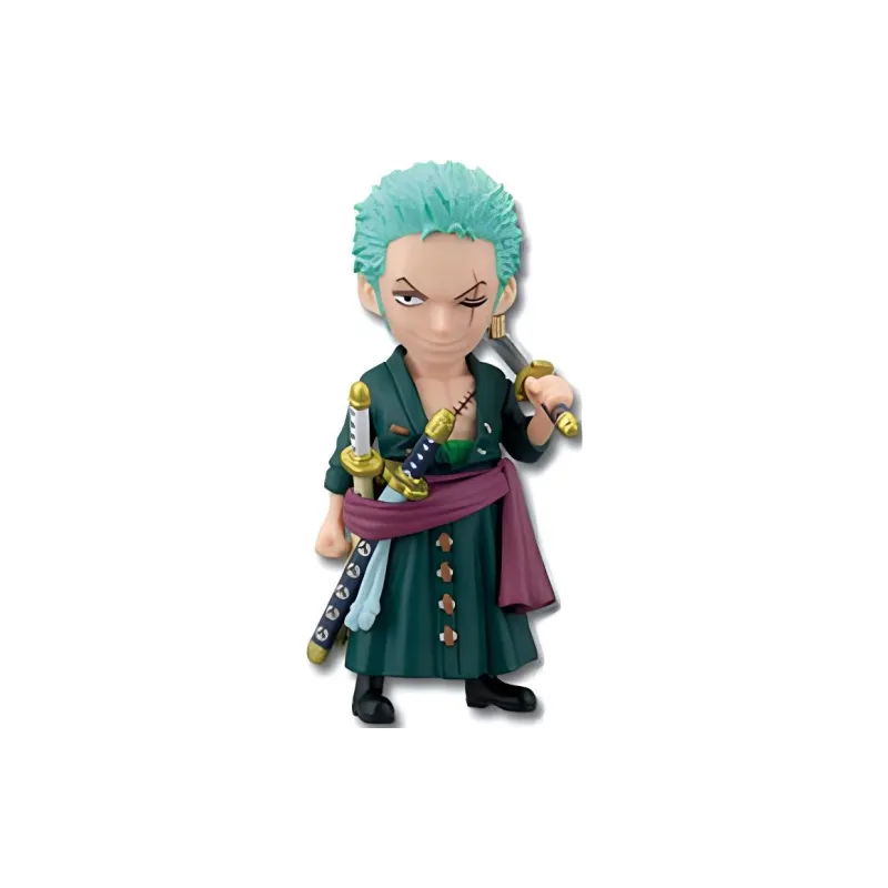 BANPRESTO Roronoa Zoro 15th Anniversary Collection Glass Factory, Ichiban Kuji, One Piece Prize, Zoro Chibi Figures-0