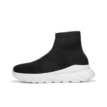 SENGUIBUCK Stretch Face Fly Socks Shoes Cushioning Breathable Lightweight Mid Top Casual Shoes Unisex