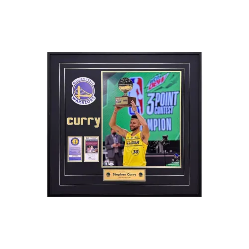 L's Creation Basketball Fan Supplies Mingwen Signature-2X3pt Champ USASM Certificate Professional Framing Black Unisex