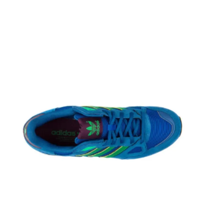 Adidas Originals ZX 750 Anti-Slip Wear-Resistant Low-Top Running Shoes Unisex Blue-4